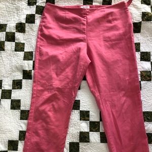 Ankle length pink pants